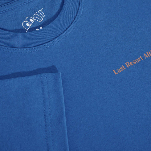 Last Resort Ab Atlas Monograzm T-Shirt - Royal Blue / Sunset Orange - Streetart.fr